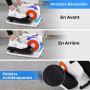 Elliptical trainer, under the table, 46 × 41 × 25 cm
