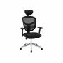 Ergonomic office chair with mesh and headrest