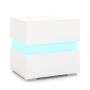 Set of 2 bedside tables 45x35x45cm., white