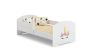 Children's bed Luk with mattress and barrier protection 164 cm x 85 cm x 63 cm, unicorn