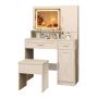 Dressing table with stool 90x40x136.5cm., white