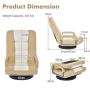 Armchair 87x55x75cm., beige/black