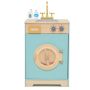 Toy washing machine 40x30x75cm., blue/light brown
