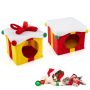 Set of 2 cat houses, assorted colors