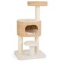 Scratching post 51x40x104cm., beige/light brown color