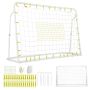 Football goal 187x60x122.5cm., white
