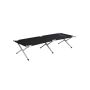 Camping cot/bed 190 x 64 x 42 cm, black