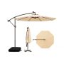 Outdoor umbrella 300x250cm., beige/black
