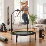 Fitness trampoline, 2 resistance bands, Ø 101 × 107.5–130.5 cm
