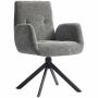 Armchair Homcom 60x61x88cm., gray/black