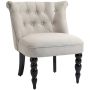 Armchair Homcom 67x67x78cm., beige/black