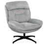 Armchair Homcom 79x91x98cm., gray/black