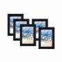 Photo frame 3 pcs 10 x 15 cm, black