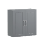 Wall cabinet 60x30x60cm., gray/silver color