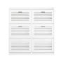Shoe cabinet 115x30x112cm., white