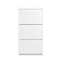 Shoe cabinet 61x26x120cm., white
