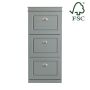 Shoe cabinet 53x24x117cm., gray/silver color