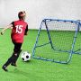 Soccer rebound net, double-sided