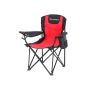 Camping chair, red-black