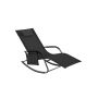 Garden chair, black salvos GCB23BKV1