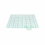 Waterproof picnic blanket 200 x 200 cm, green - white