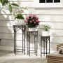 Flower stands, set of 3 sizes, Ø30.48 × 71.12 cm; Ø25.4 × 59.69 cm; Ø20.32 × 49.53 cm