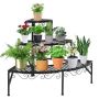 Flower stand, 3-tier, 60.96 × 60.96 × 60.96 cm