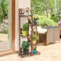 Flower stand, 5 layers, 60.96 × 25.4 × 130.81 cm