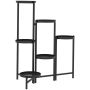 Flower stand Outsunny 60x40x80cm., black