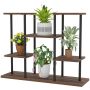 Flower stand Outsunny 80x24x61.5cm., brown/black