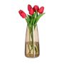 Lillevaas Relaxdays 10050100_93, Pruun, Ø 10 × 20 cm