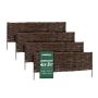 Peenrapiire Relaxdays, 4 tk, 100 × 30 cm