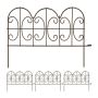Lillepeenra piire Relaxdays, 4-osaline komplekt, 28 × 38,5 × 1,5 cm