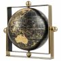 Geographical world globe, size S, 10 × 6 × 8.5 inches