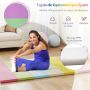 Gymnastics mat, 3-piece, Multicolored, 180 × 120 × 4 cm