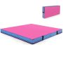 Gymnastics mat, foldable, double-sided, Pink