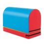 Gymnastics trainer, with removable mat, Multicolored, 90 × 40 × 60 cm