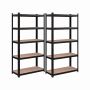 Storage shelf set of 2, 180 x 90 x 40 cm.