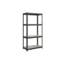 Storage shelf 40x80x160cm., black/gray