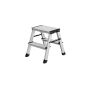 Ladder 45x35.5x38cm., silver/black