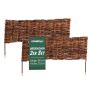 Pajupiire peenardele Relaxdays 10053434_9116, 2 tk, Pruun, 60 × 20 cm