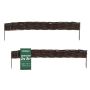 Pajupiire peenardele Relaxdays 10053434_9120, 2 tk, Pruun, 100 × 10 cm