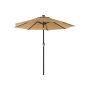 Umbrella Ø 270 cm with LED solar lighting