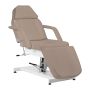 Косметологическое кресло Sillon, гидравлическое, Коричневое/белое