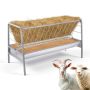 Loomasöötja VEVOR T1097, 2-ühes, 300 l, Hõbedane, 147 × 86,5 × 70 cm