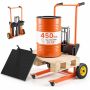 Hüdrauliline materjalitõstuk VEVOR SCDDC900, 205 kg, 70–900 mm, oranž/must, 920 × 735 × 1165 mm