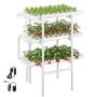 Hüdropoonikasüsteem VEVOR HX-108SE, 3 tasandit, 108 kohta, 98 × 52 × 117 cm
