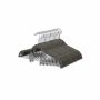 Set of trousers hangers, 12 pcs., grey