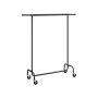 Clothes rack on wheels, black HSR011B01