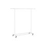 Clothes rack on wheels 45.4x132x160cm., gold/black